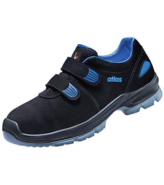 ESD low shoe TX 40 2.0, S2, nubuck leather, unisex, black/royal blue