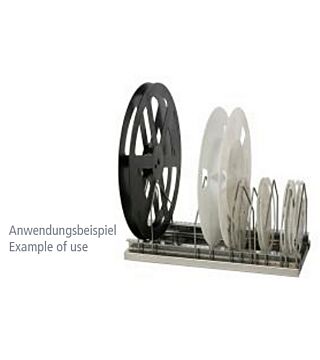 Reel lever for spool stand