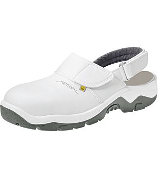 ESD safety shoes anatomical, clog white