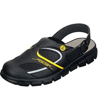 Clog black/yellow, 37343 professional shoes Dynamic ladies / men, OB
