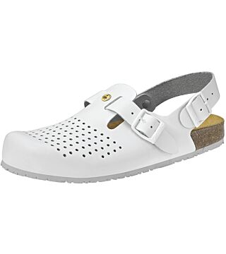 ESD Clogs white, professional shoe Nature