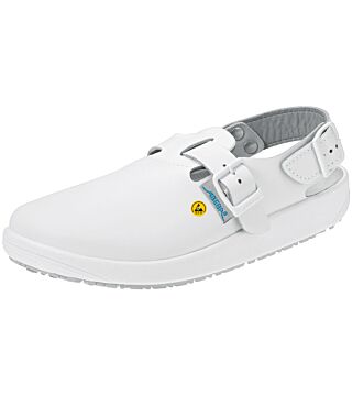 Clog white ESD, 5100 ESD-professional shoes rubber ladies / men, OB