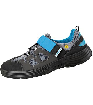 ESD Low shoe black/blue, 7131020 ESD safety shoes x-light ladies / gents, S1