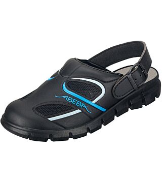 Clog black/ blue, 7341 work shoes Dynamic ladies / men, OB