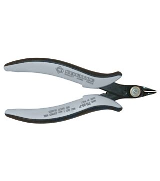 ESD side cutter with safety clip, without bevel, Cu 1.02 mm, 132 mm