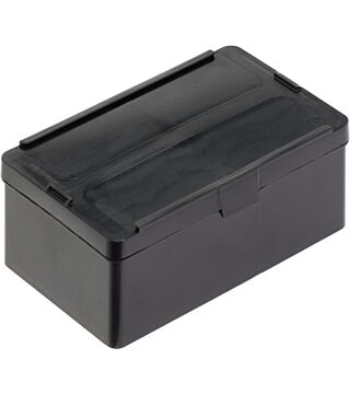 ESD hinge box FTB MC, black, 136x87x55mm