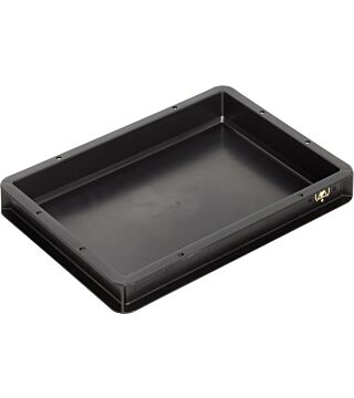 ESD container BL, black, 400x300x53mm