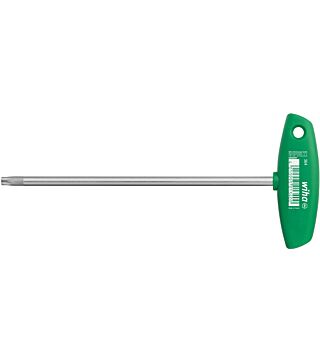 Allen key with TORX® T-handle, matt chrome-plated