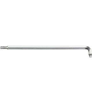 Stiftschlüssel TORX® Kugelkopf  mit kurzem Schenkel, titansilber