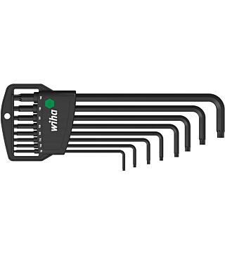 Pin wrench set in Classic holder TORX® 9 pcs. black oxide (34736)