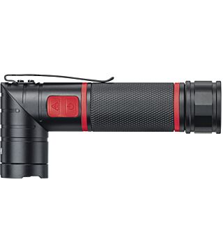 Flashlight with LED, laser and UV light in blister incl. 3x AAA batteries 100 - 310 lm (41286)