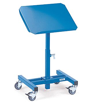 Material stand, height adjustable, inclinable, 150 kg