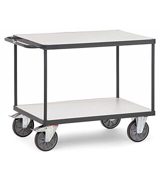 ESD table trolley, 2 shelves, 500 kg, 850 x 500 mm