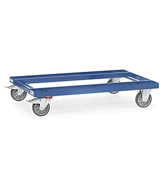 Pallet chassis for pallet cages and flat pallets 