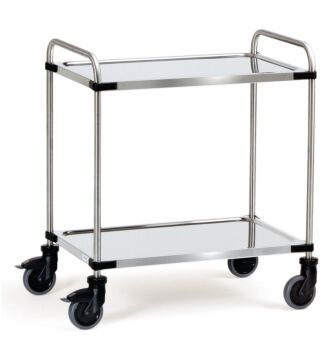Stainless steel trolley loading area 1000 x 600 mm 