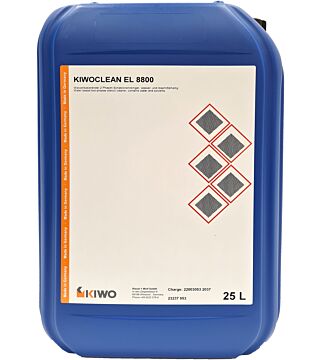 KIWOCLEAN EL 8800 2-fazowy środek do czyszczenia, metalowych szablonów, błędnych odcisków, 25 l