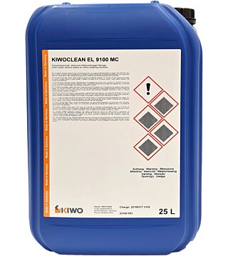 KIWOCLEAN EL 9100 MC Środek czyszczący, środek do czyszczenia pieców rozpływowych 25 l