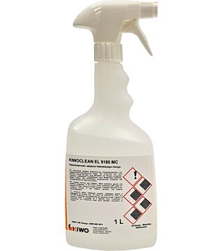 KIWOCLEAN EL 9180 MC Butelka ze sprayem, środek do czyszczenia pieców rozpływowych 12 fl.
