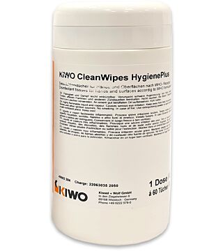 KIWO CleanWipes HygienePlus Chusteczki nasączone, 60 szt.