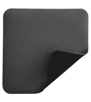 ESD Tischmatte Premium, schwarz, 600 x 900 x 2 mm, 2x 10mm Druckknopf