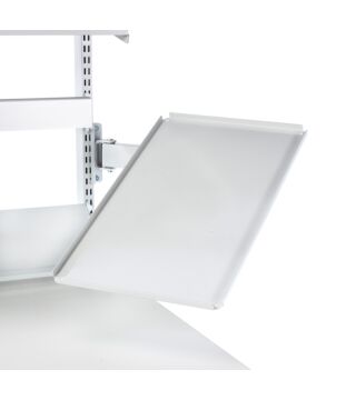 Rotatable and swivelling shelf 0 - 25°, WxD 560x340, ESD