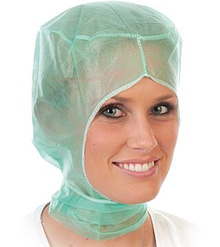 Hygostar Astro Hood green, non-woven without sweatband