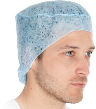 Hygostar maska chirurgiczna niebieska materiał keyback