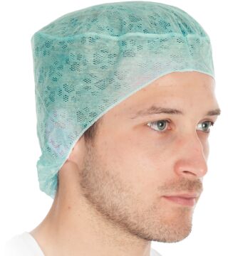 Cappello chirurgico Hygostar verde materiale per il keyback