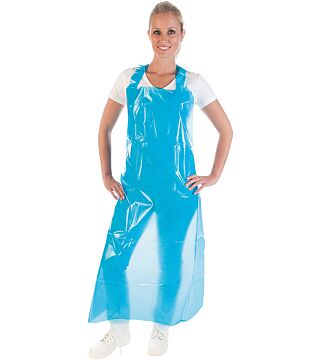 Hygostar apron, EVA, blue, + ribbons, 135 x 90cm