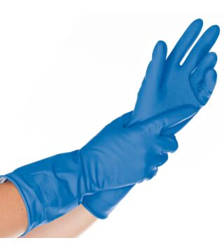 Hygostar Haushalts-Handschuhe BETTINA, blau, Latex