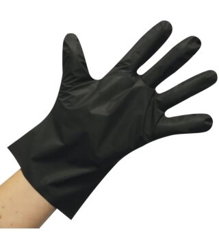 Hygostar TPE Handschuh ALLFOOD THERMOSOFT, schwarz, glatt