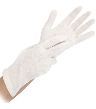 Hygostar cotton gloves NATURE, natural, single, piece