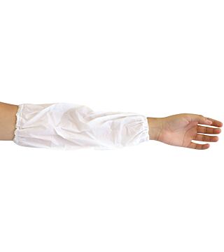 Hygonorm rękawy ochronne PE, białe 20my, 40cm, PU: 100 szt.