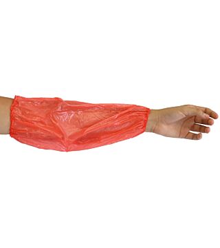 Hygonorm protective sleeves PE, red 20my, 40cm, PU: 100 pieces