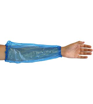 Hygostar protective sleeves PE, blue 40my, 40cm, PU: 100 pieces