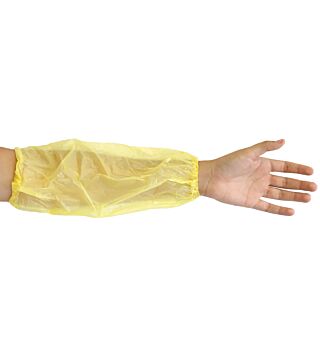 Hygonorm protective sleeves PE, yellow 20my, 40cm, PU: 100 pieces