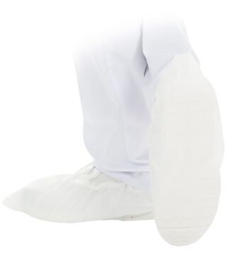 Hygonorm overshoe "Anti Slide Light" CPE, white 50my, 41x17cm, slip resistant