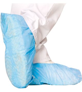 Hygostar overshoe PP with structure, blue, for HYGOMAT 100 pieces/bunch