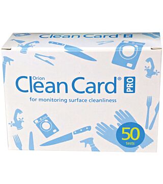 Clean Card PRO, Nachfüllset, 50 Kontrollkarten, Bildkarte, Hygiene-Schnelltest