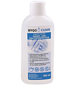 HygoClean Alcoholic hand disinfection, 0.1 liter Biocide