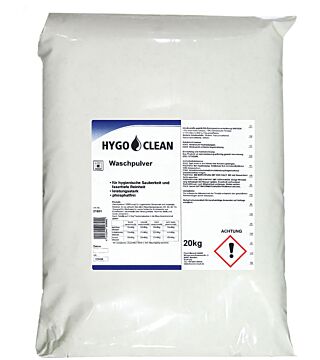 HygoClean heavy duty detergent, powder, 20kg bag phosphate-free, powerful
