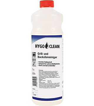HygoClean Grill- und Backofenreiniger, pH-Wert 13, geeignet für LM-Betriebe, höchste Fettlöskraft