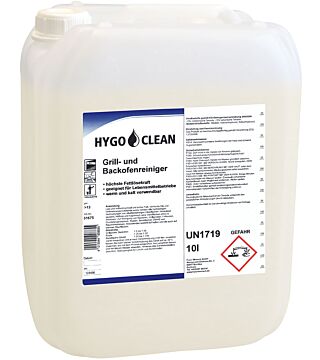 HygoClean Grill- und Backofenreiniger, pH-Wert 13, geeignet für LM-Betriebe