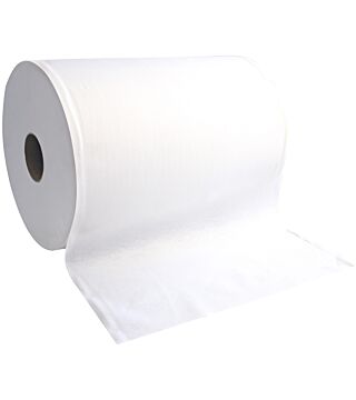 HygoClean high quality wipe on roll, light quality, white, 1-ply, 100% airlaid, 40x38cm