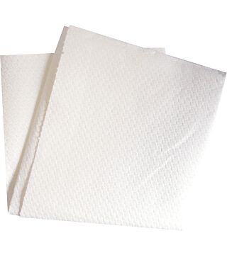 HygoClean high quality wiping cloth on roll, heavy quality, white, 1-ply, 100% airlaid, 40x38cm