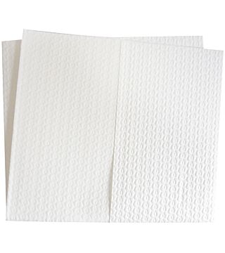 HygoClean high quality wiping cloth, laid, strong quality, white, 1-ply, 100% Airlaid, 40x36cm