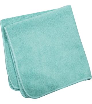 HygoClean microfibre cloth, green, strong quality knitted, 40 x 40 cm