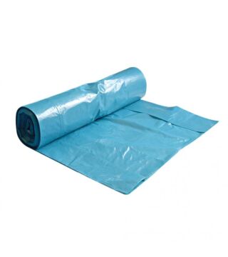 HygoClean refuse sacks LIGHT, 700*1100mm, 120l, blue made of LDPE, 25 pieces, on roll, approx. 40my