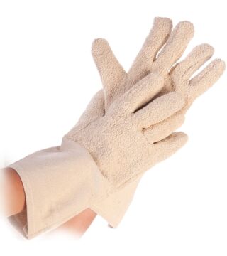 Hygostar oven glove, 5-finger, cotton, pair