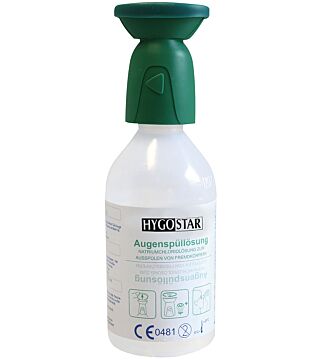 Augenspülflasche, gegen Fremdkörper, 250ml 0,9% Natriumchloridlösung, DIN 15 154-4